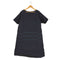 イッセイミヤケ ISSEY MIYAKE マルチプリーツ ボーダー ボートネック ワンピース レディース JPN:2