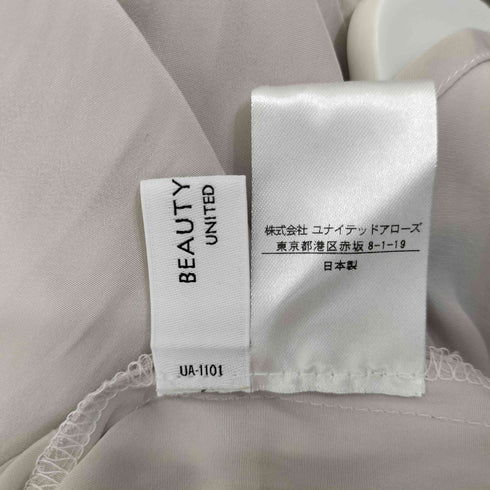 ビューティーアンドユースユナイテッドアローズ BEAUTY & YOUTH UNITED ARROWS 半袖 プリーツブラウス レディース