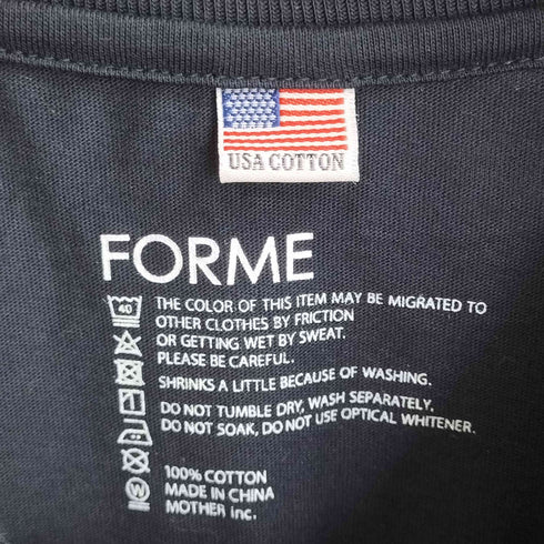 フォルメ forme MADE IN USA ノースリーブTシャツ レディース FREE