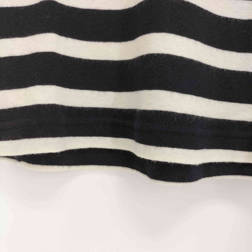 PUPULA ハイネックボーダーカットソー レディース 38