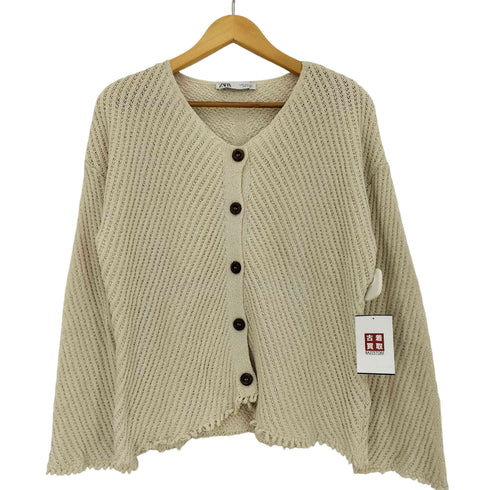 ザラ ZARA コットンニット カーディガン レディース import:S
