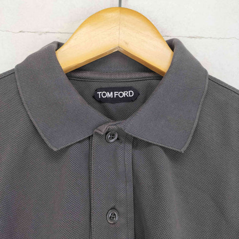 トムフォード TOM FORD 鹿の子 S/S ポロシャツ メンズ 50