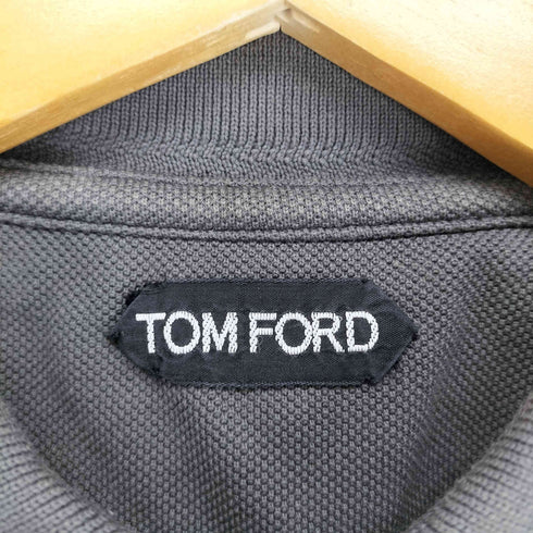 トムフォード TOM FORD 鹿の子 S/S ポロシャツ メンズ 50