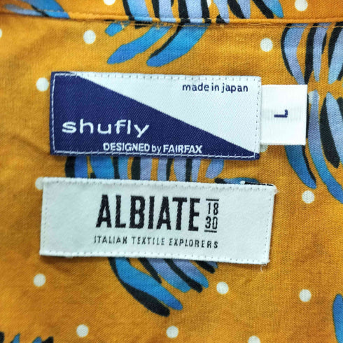 フェアファクス FAIRFAX SHUFLY FAIRFAX オープンカラーS/S 総柄シャツ メンズ JPN:L