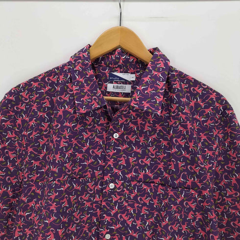 フェアファクス FAIRFAX SHUFLY FAIRFAX オープンカラーS/S 総柄シャツ モンキー メンズ JPN:L