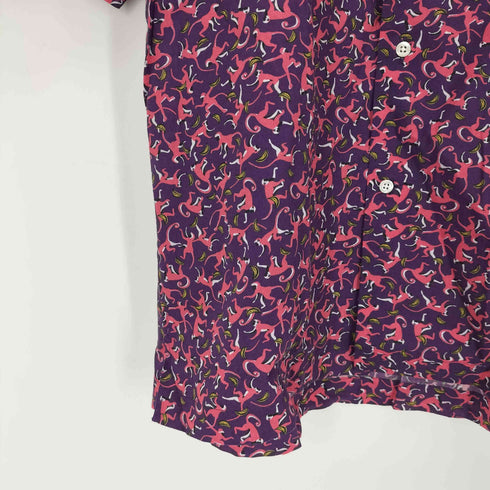 フェアファクス FAIRFAX SHUFLY FAIRFAX オープンカラーS/S 総柄シャツ モンキー メンズ JPN:L