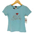 ディーアンドジードルチェアンドガッバーナ D&G DOLCE&GABBANA 90-00s I LOVE BOTULINUM スパンコールデザインボートネック 半袖Tシャツ カットソー Y2K レディース JPN:M