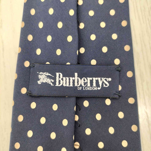 バーバリーズ BURBERRYS シルク100% ドット柄ネクタイ メンズ