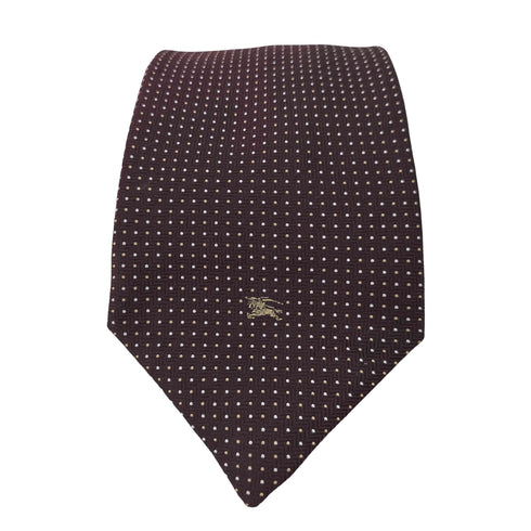 バーバリーブラックレーベル BURBERRY BLACK LABEL シルク100% 総柄ネクタイ メンズ