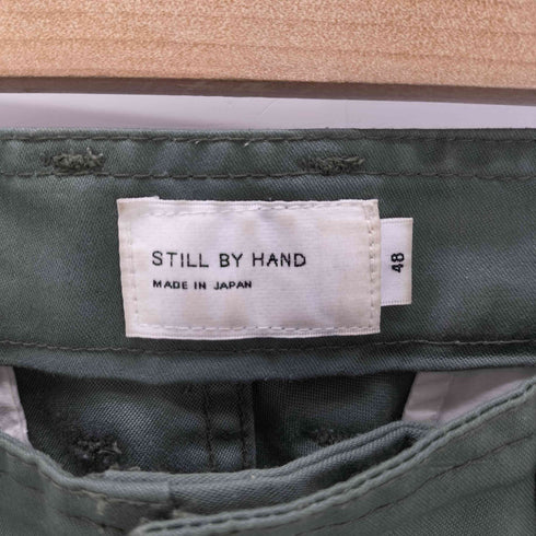 スティルバイハンド STILL BY HAND DEADSTOCK FABRICS Exclusive Trousers for Fort General Store タックテーパードワイドパンツ メンズ 48