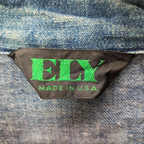 70S ELY USA製 デニムカバーオール メンズ