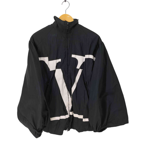 ヴァレンティノ Valentino フロントロゴ ポンチョジャケット メンズ UK:40