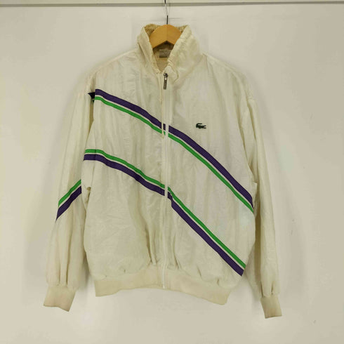シュミーズラコステ CHEMISE LACOSTE 80s ラインデザイン ジップアップブルゾン&イージーパンツ メンズ 42