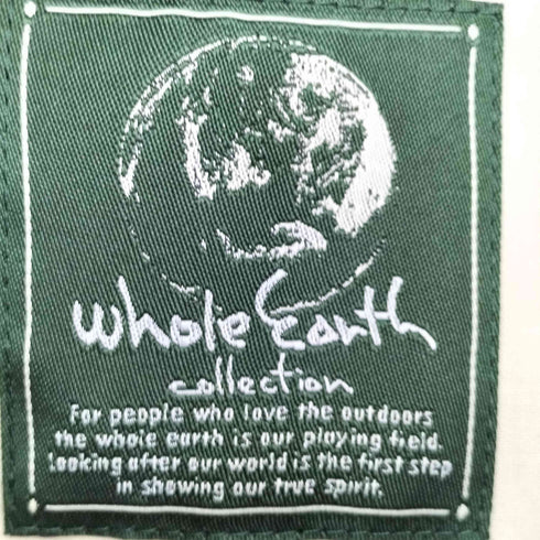 ホールアース whole earth デサント製 フード収納可 ナイロンジャケット メンズ JPN:S