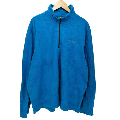 エディーバウアー Eddie Bauer 三角タグ ハーフジップフリースジャケット メンズ XL