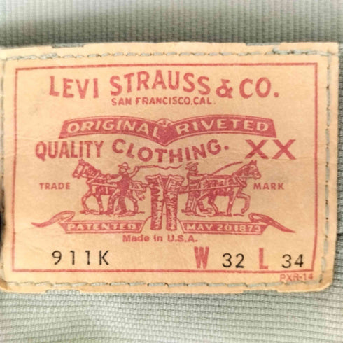 リーバイス Levis USA製 911K ボタン裏511刻印 ピケパンツ メンズ W32 L34