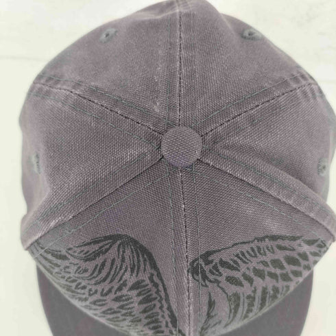 ハーレーダビッドソン HARLEY-DAVIDSON 59FIFTY イーグルプリント ダメージ加工 6パネルキャップ メンズ 7 1/4