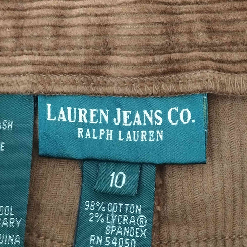 ローレンラルフローレン LAUREN RALPH LAUREN コーデュロイストレートパンツ レディース 10