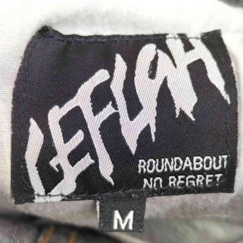 レフラー Leflah ケミカルウォッシュ スキニーデニム メンズ JPN:M