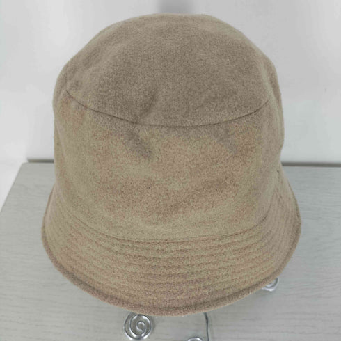 バーバリーブルーレーベル BURBERRY BLUE LABEL ロゴ刺繍 裏地ノバチェック ウールナイロン バケットハット レディース