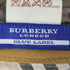 バーバリーブルーレーベル BURBERRY BLUE LABEL ロゴ刺繍 裏地ノバチェック ウールナイロン バケットハット レディース
