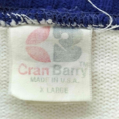 CRAN BARRY USA製 刺繍 ツートン ニット メンズ JPN:XL