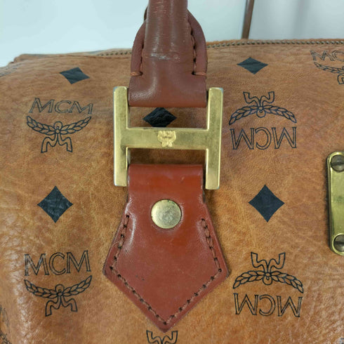 エムシーエム MCM ヴィセトス モノグラム レザー ミニボストンバッグ レディース