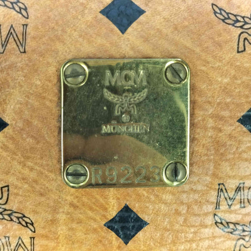 エムシーエム MCM ヴィセトス モノグラム レザー ミニボストンバッグ レディース