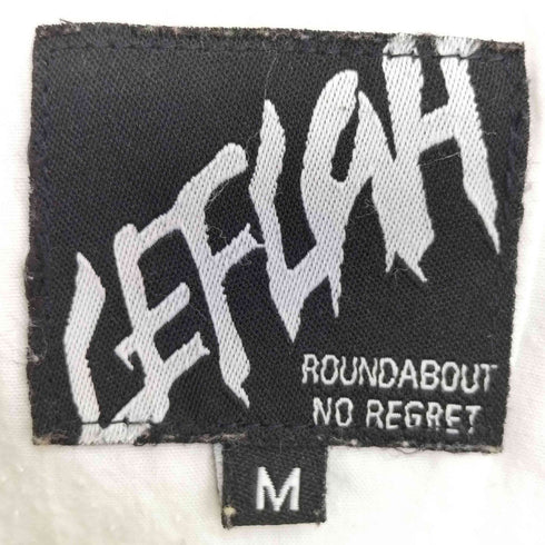 レフラー Leflah ダメージ&ペイント加工 スキニーデニム メンズ JPN:M
