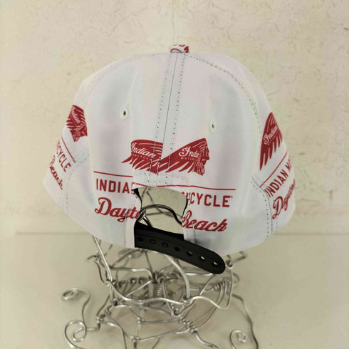インディアンモーターサイクル INDIAN MOTORCYCLE ロゴプリント トラッカーキャップ メンズ