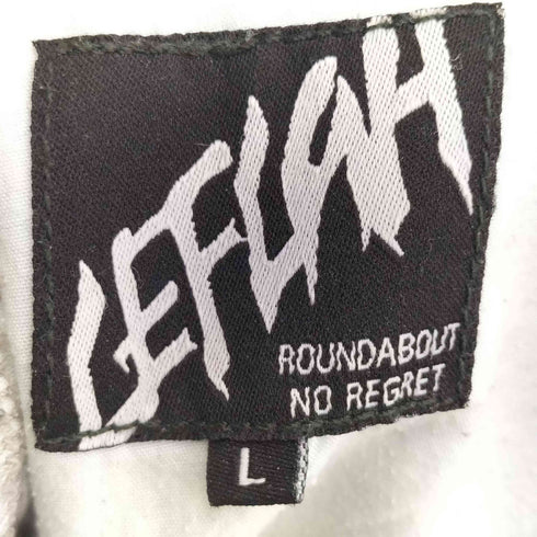 レフラー Leflah リペア ワイドデニム メンズ JPN:L