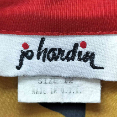 90s phandiy USA製 マルチカラー総柄シャツ レディース 12