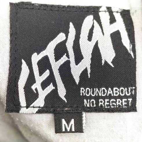 レフラー Leflah ケミカルウォッシュ ダメージ スキニーデニム メンズ JPN:M