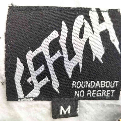 レフラー Leflah ケミカルウォッシュ ダメージ スキニーデニム メンズ JPN:M