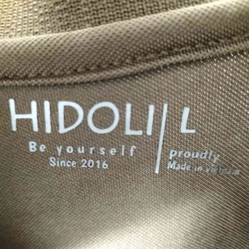 HIDOLI S/S ツートンポロシャツ メンズ import:M