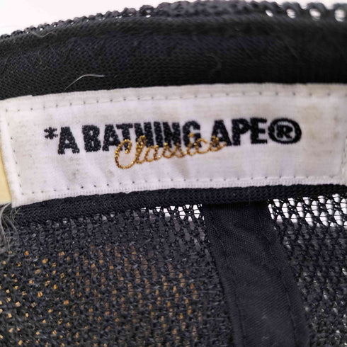 アベイシングエイプ A BATHING APE y2k archive ツインスタ メッシュキャップ メンズ