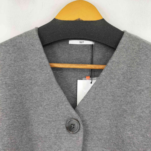 スライ SLY WASHABLE HG V/N CROP カーディガン レディース FREE