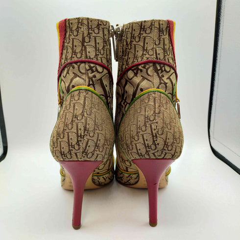 クリスチャンディオール Christian Dior 00S 2004 Rasta Collection ガリアーノ期 Trotter Ankle Boot トロッター アンクル ヒール パンプス レディース 36 1/2