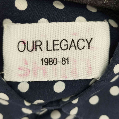 アワーレガシィー OUR LEGACY L/S ドットシャツ メンズ JPN:S