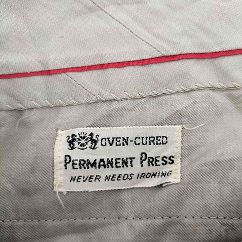 パーマネントプレス Permanent Press 60sOVEN CUREDワイドスラックスパンツ メンズ