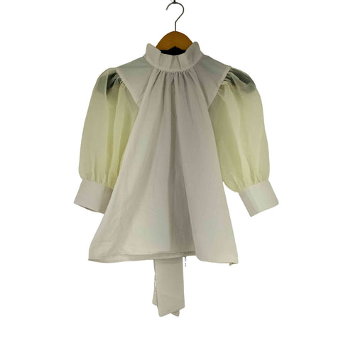 スライ SLY BACK RIBBON SHEER SLEEVE トップス レディース FREE