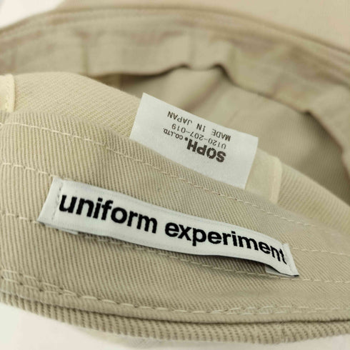 ユニフォームエクスペリメント uniform experiment VISOR LOGO CAP メンズ FREE