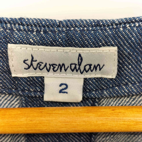 スティーブンアラン Steven Alan USA製 リネン100% S/S クロップド ワンピース レディース US:0-2