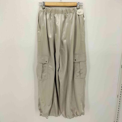 センスオブプレイス SENSE OF PLACE 24SS シャイニーカットカーゴパンツ レディース JPN:M