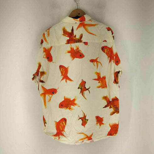 アーバン レヴィヴォ URBAN REVIVO 金魚総柄 L/S シャツ メンズ JPN:L