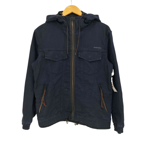 ディーゼル DIESEL フーデット デニムジャケット ストレッチ メンズ import:XS