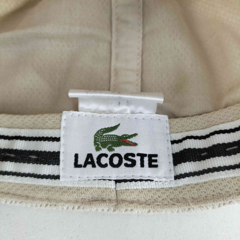 ラコステ LACOSTE ロゴ刺繍コットンキャスケット レディース 57.5cm