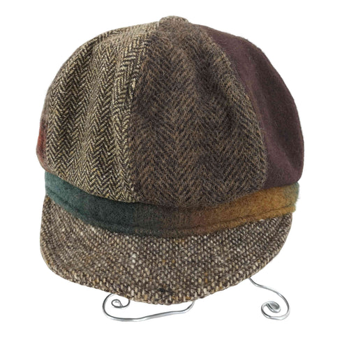 ニューヨークハット NEWYORK HAT&CAP CO. USA製 パッチワーク ウールキャスケット メンズ XL