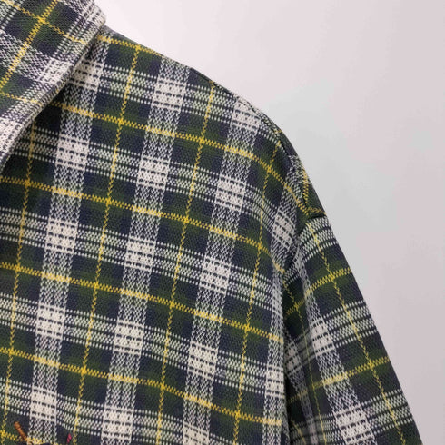 ポロバイラルフローレン Polo by RALPH LAUREN 90S ゴルフエンブレム タータンチェック S/S ポロワンピース レディース import:L