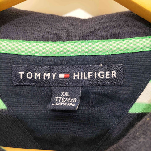 トミーヒルフィガー TOMMY HILFIGER ボーダー S/S ポロ レディース XXL